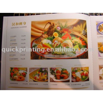 Restaurant Western Food Menu Printing